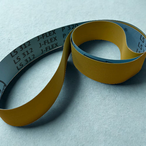 2 x 72 Klingspor Yellow LS312 "J" Flex Belts