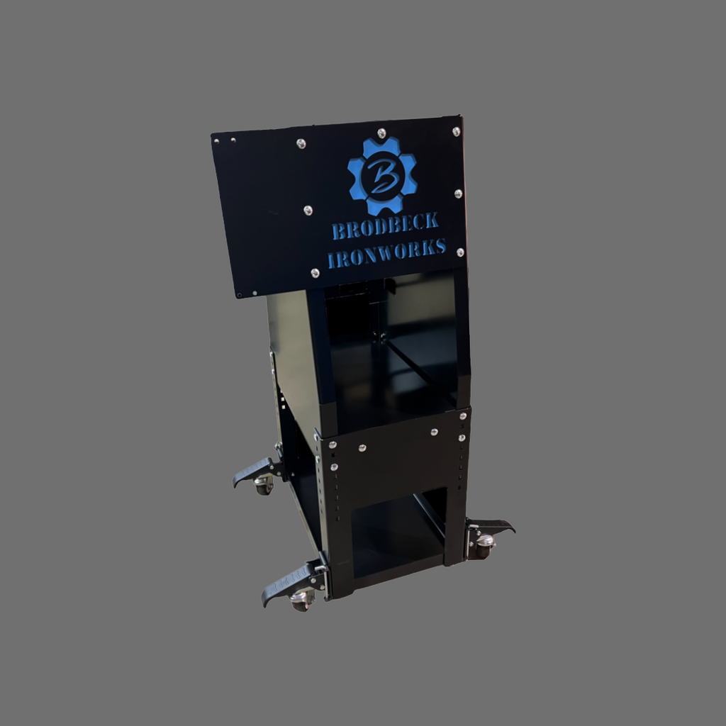 Adjustable 2x72 Grinder Stand | Brodbeck Ironworks